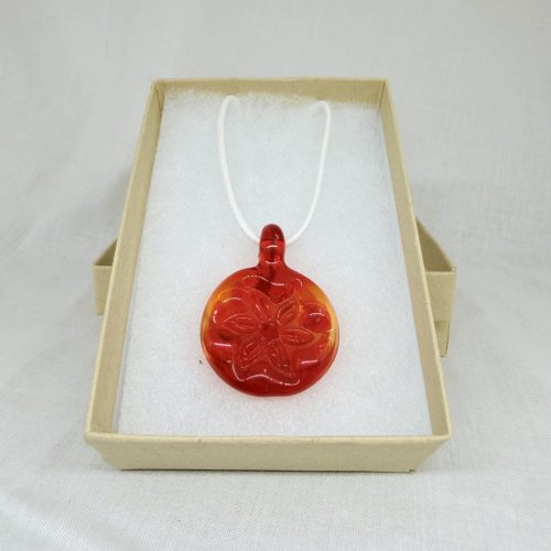 Flower Stamped Pendant
